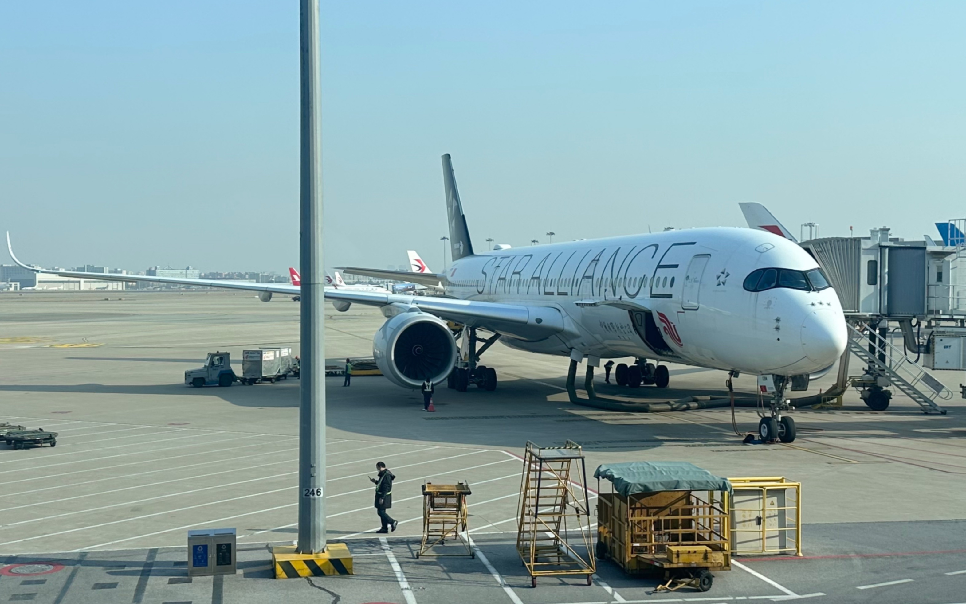 中国国际航空ca1834 airbus a350