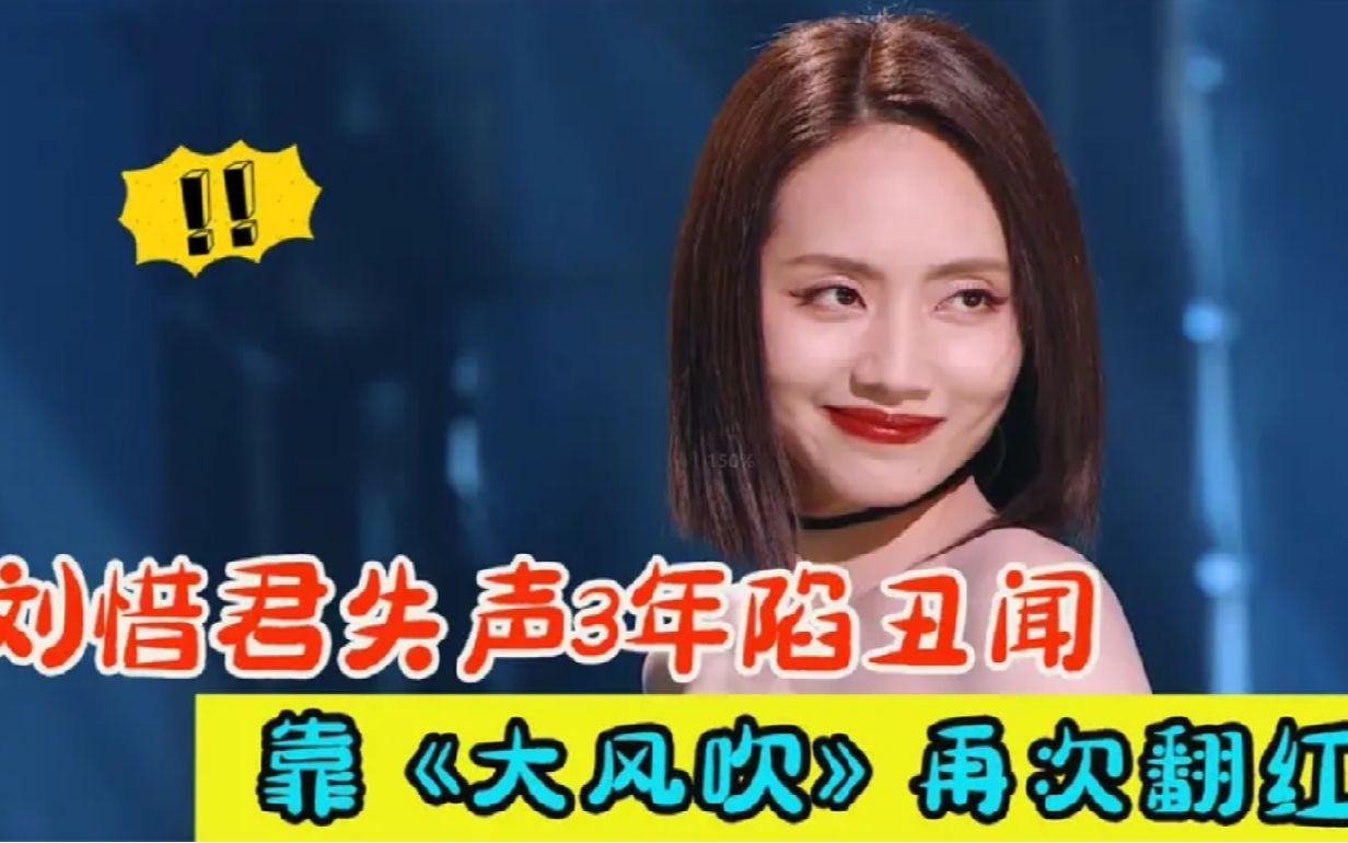 播放过50亿的《大风吹》,让失声3年的超女刘惜君,再次爆红