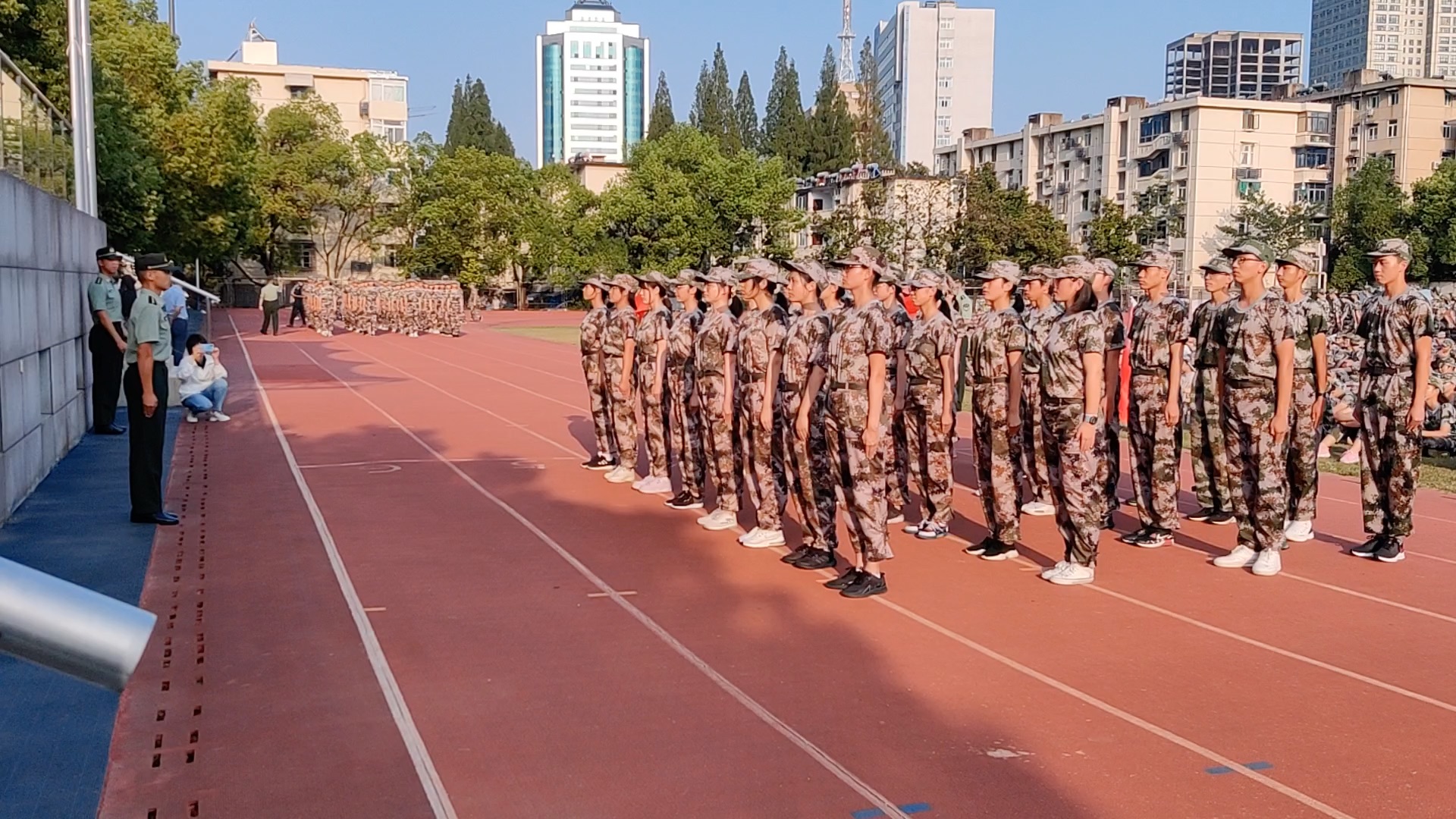 合肥市第六中学高一军训圆满结束!