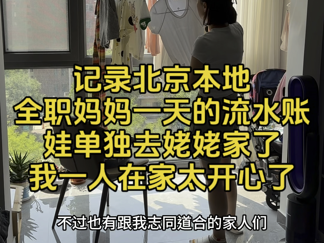 记录北京本地全职妈妈一天的流水账,娃单独去姥姥家了,我一人在家太开心了哔哩哔哩bilibili