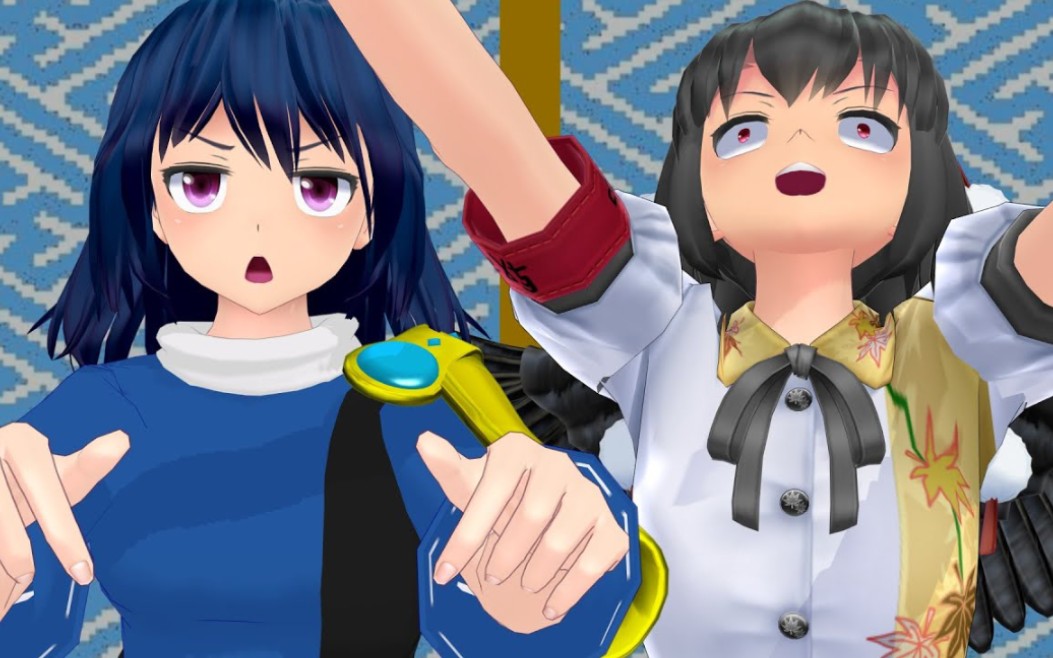 【东方mmd】天狗漫才「龙&文」大天狗的兼职【mmd纸芝居】【饭纲丸龙