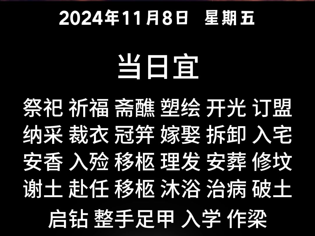 每日五行播报哔哩哔哩bilibili