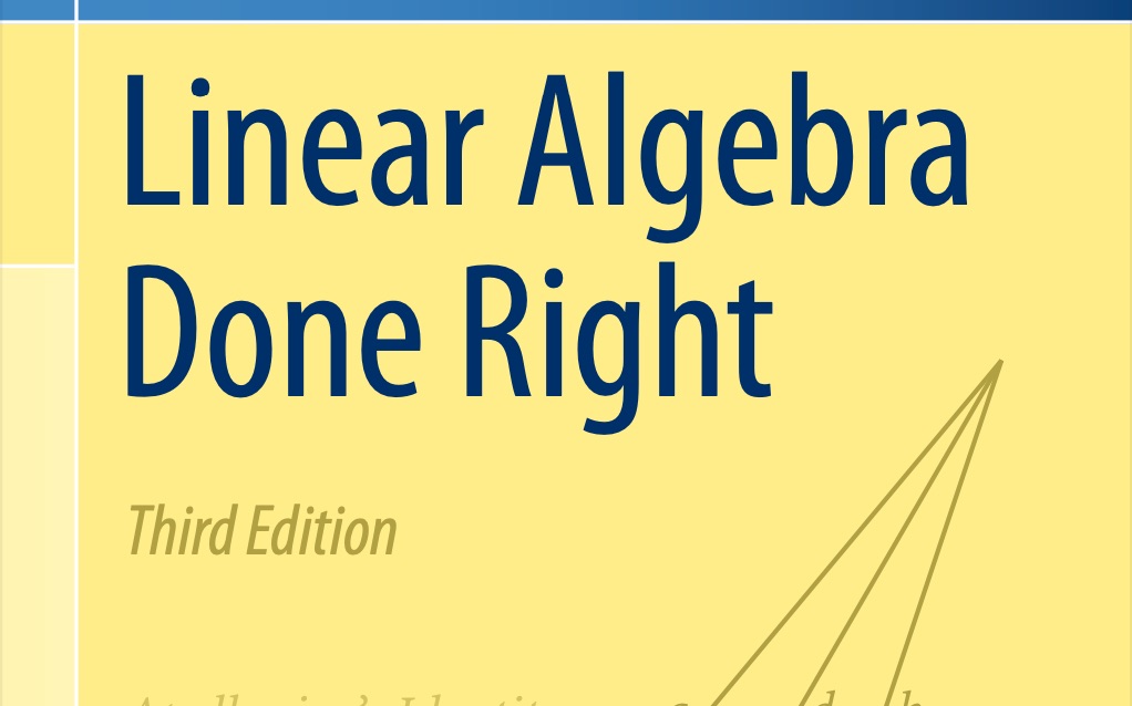 [图]【习题】Linear Algebra Done Right Chapter3E Exercise7