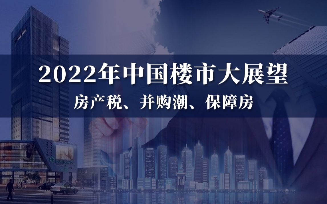 2022年中国楼市大展望(房产税、并购潮、保障房)哔哩哔哩bilibili