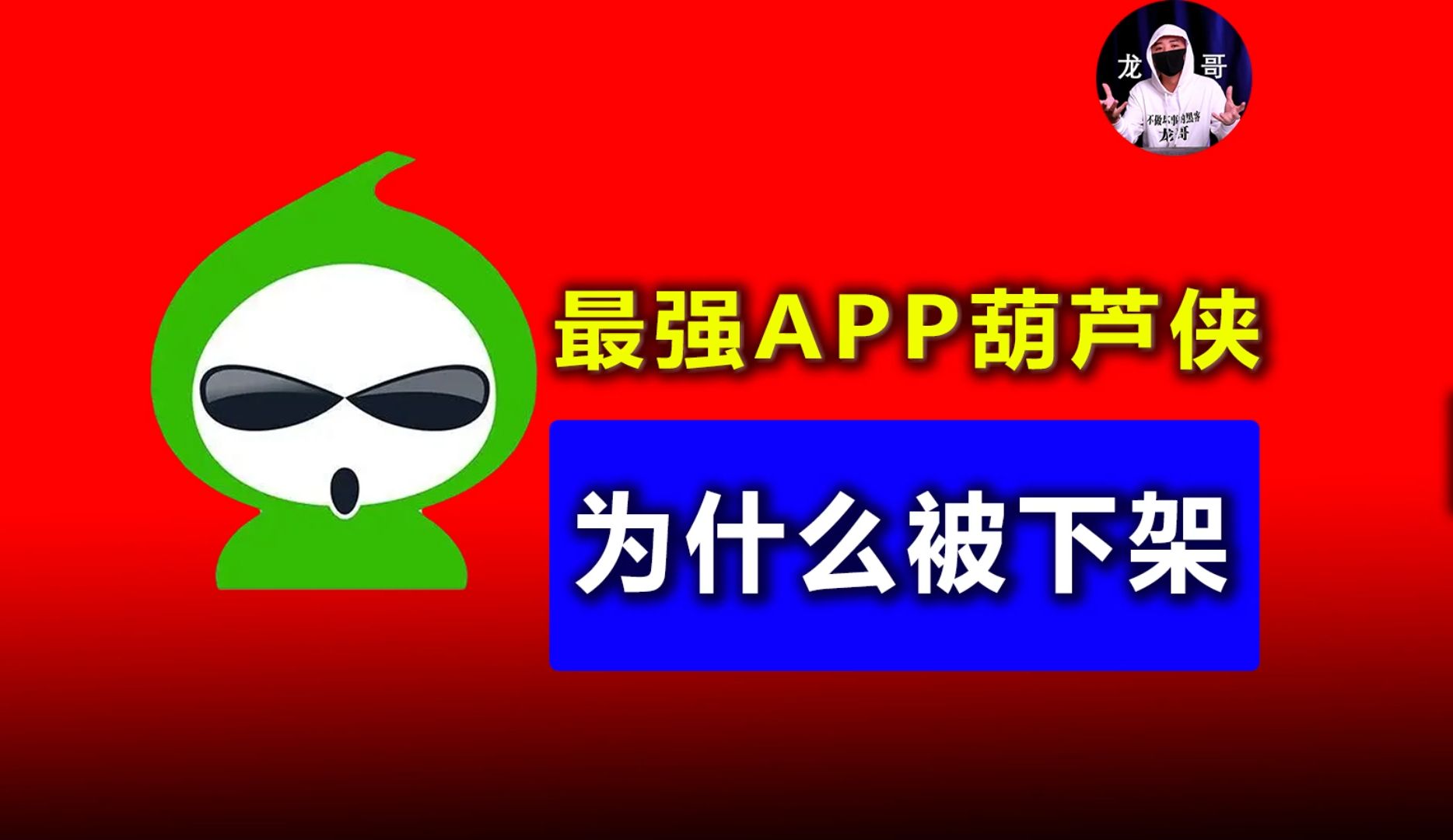 最强APP葫芦侠,为什么被下架?哔哩哔哩bilibili