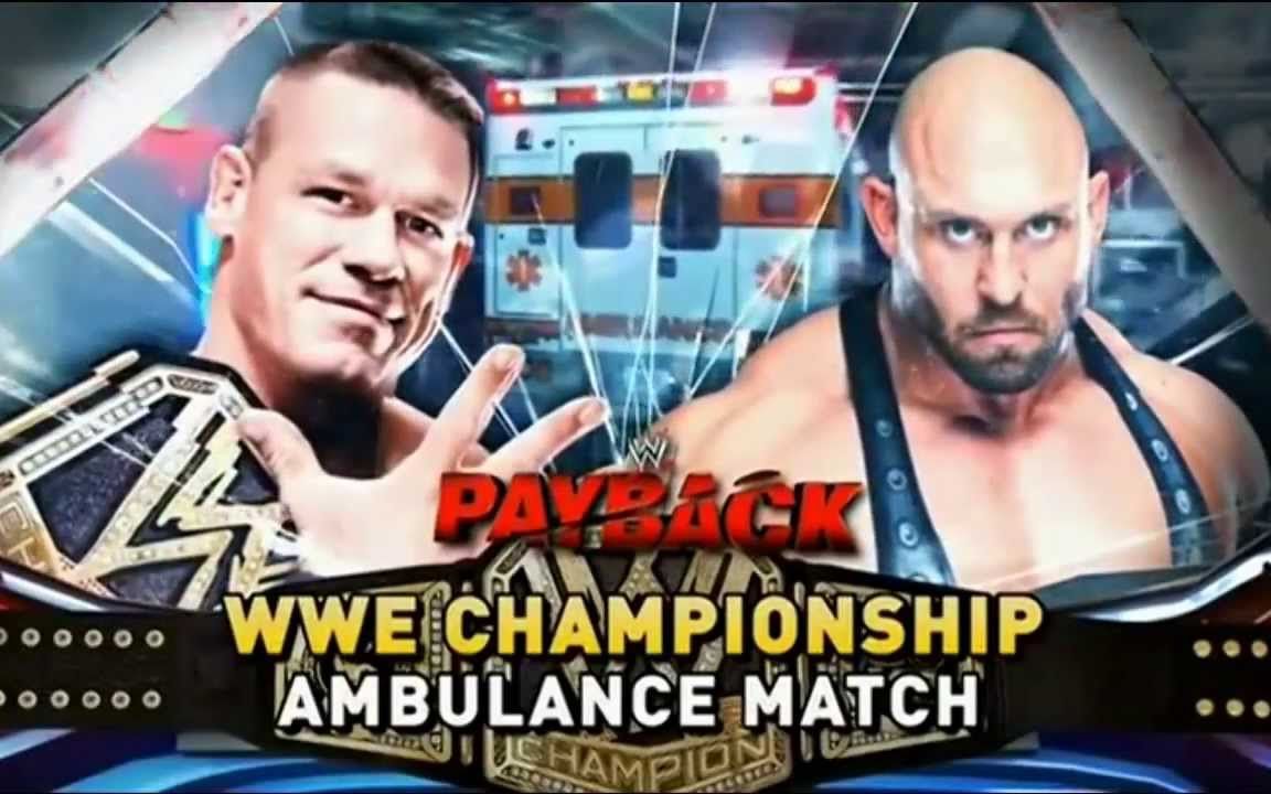 [图]【WWE Payback 2013】WWE冠军赛 约翰塞纳 Vs 莱贝克