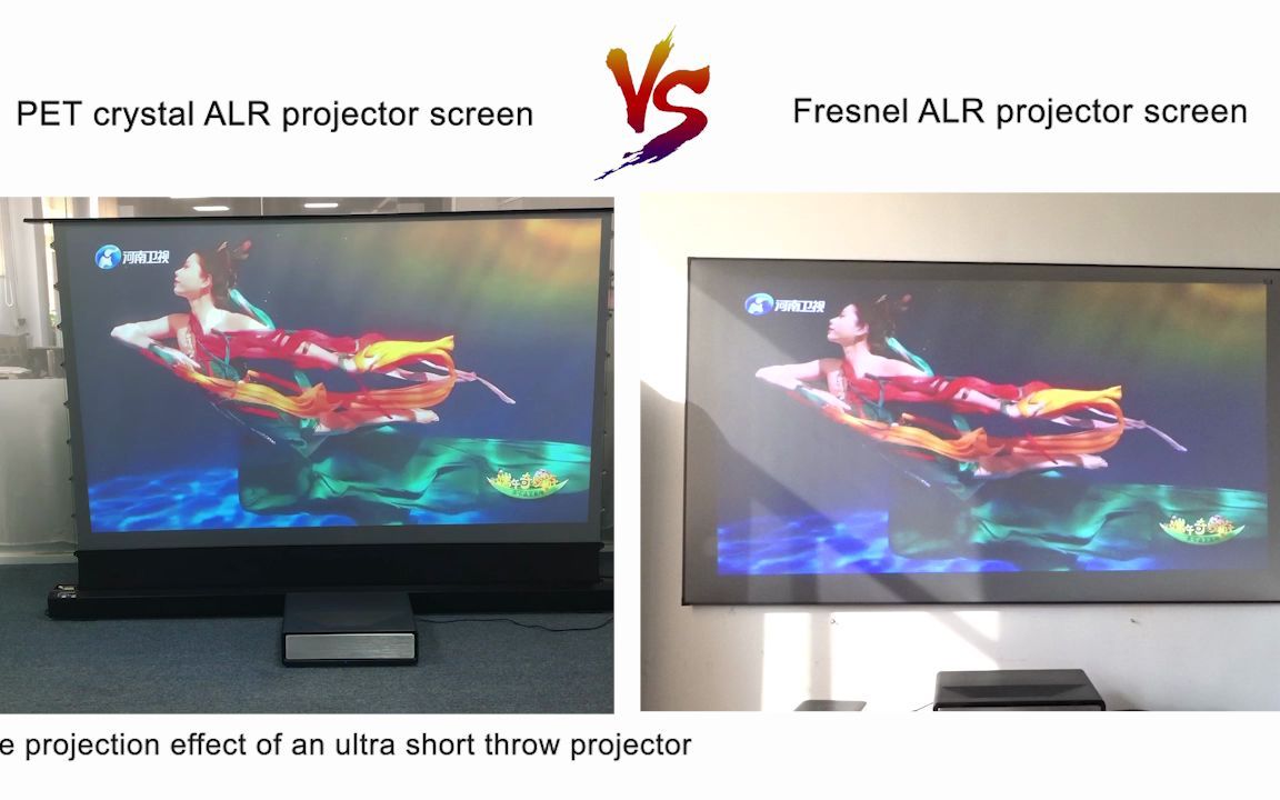 [图]黑栅VS菲涅尔-想搭建一个家庭影院，市面上最火的两款抗光投影幕应该如何选择，让我们测试一下看看它们到底有怎么样的不同！
