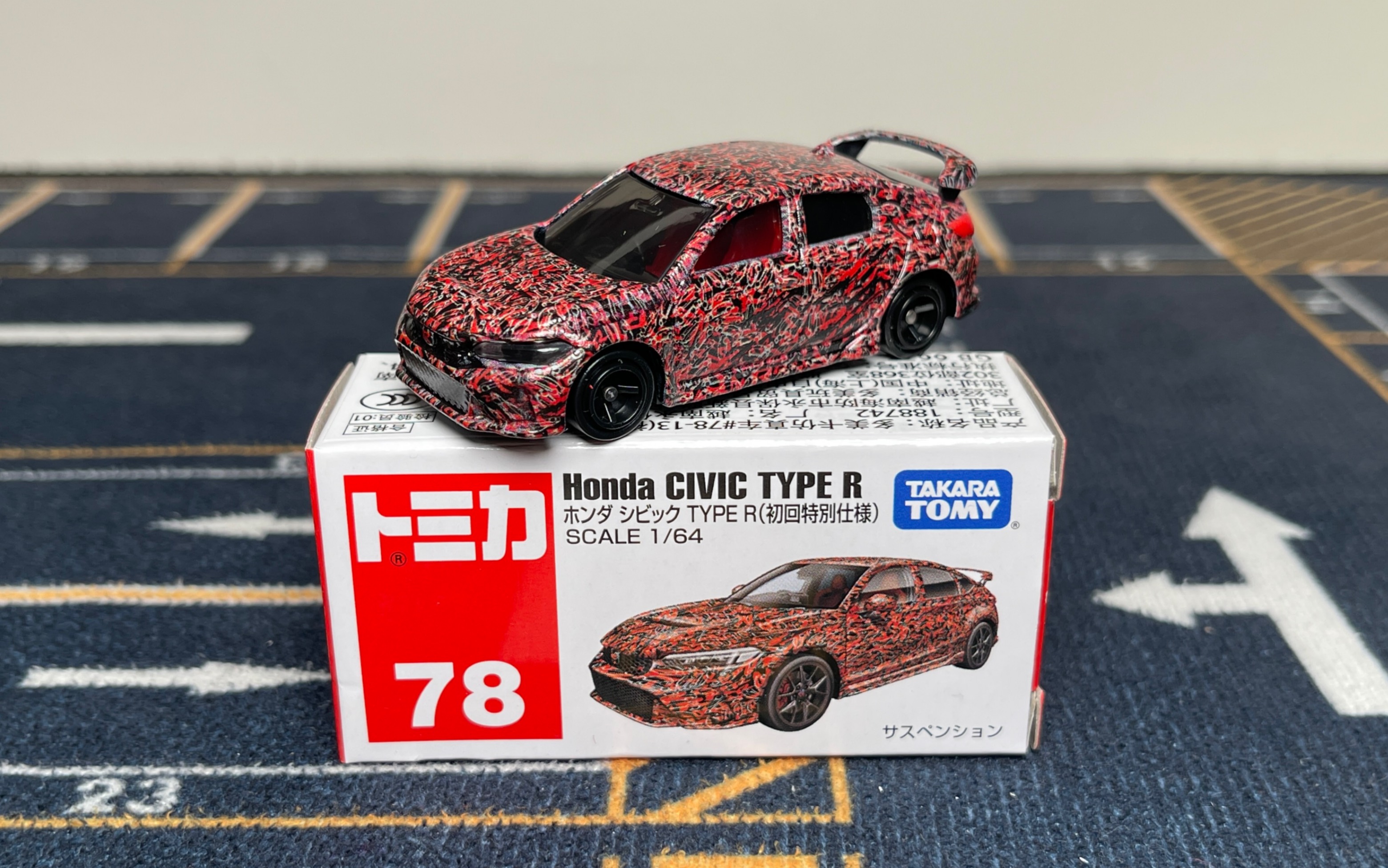 多美卡 takara tomy 78号 本田 思域 civic type r
