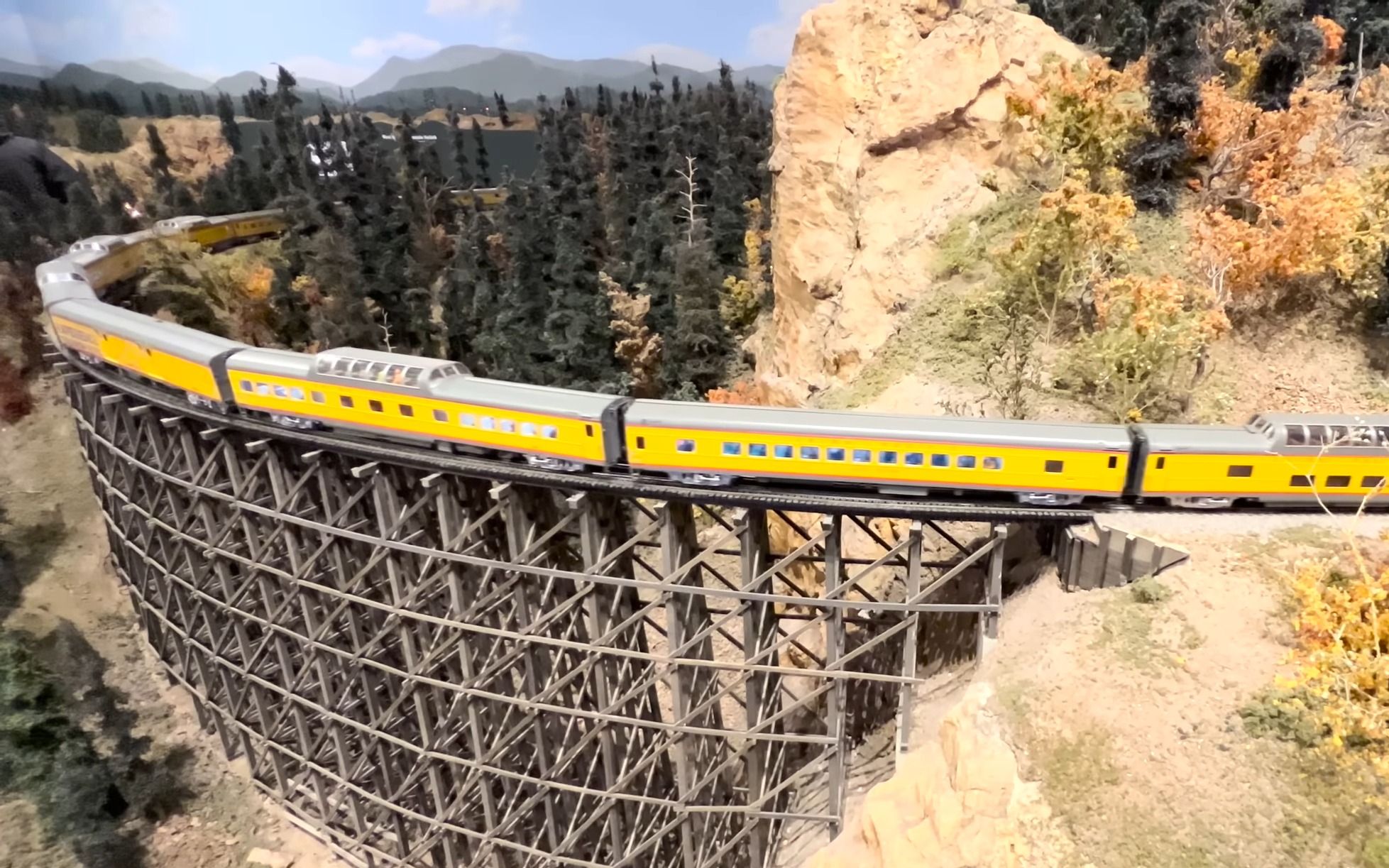 科罗拉多铁路模型博物馆等比例模型火车