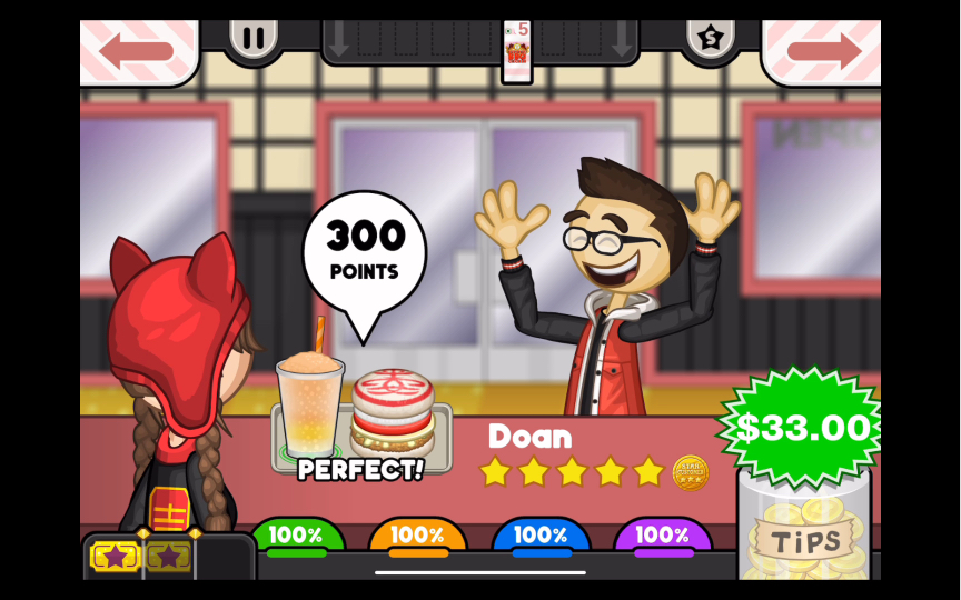 【老爹炸鸡汉堡店】完美的第83天 第一位满星的顾客