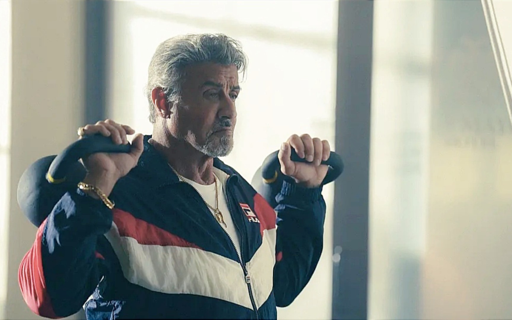 年迈70的史泰龙在健身房使劲撸铁0774『wwm』