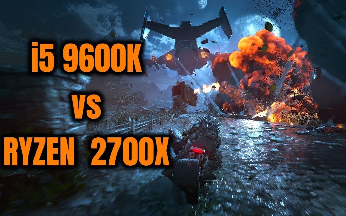 i59600K 5Ghz vs R7 2700X CPU游戏性能测试对比(显卡为Radeon VII) 1080P 60帧视频哔哩哔哩bilibili