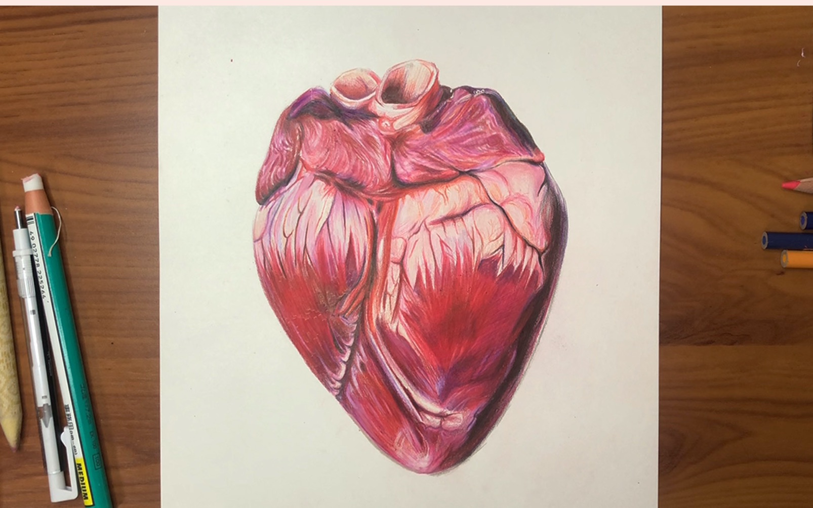 【彩铅】一颗小心脏7815|希屁屁_哔哩哔哩 (゜-゜)つロ 干杯