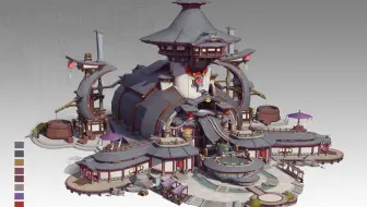 3dmax古风场景模型搭建入门教学