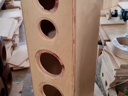 实木音箱空箱体书架箱落地箱定制音箱厂家