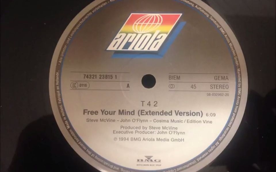 [图]荷兰电子舞曲--T42 - Free Your Mind（1994）