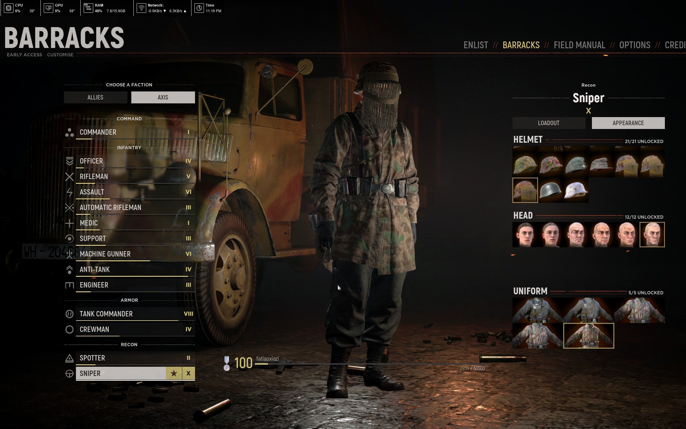 人间地狱hellletloose八号大更新包狙击98k谜一样的手感新增了个狙击