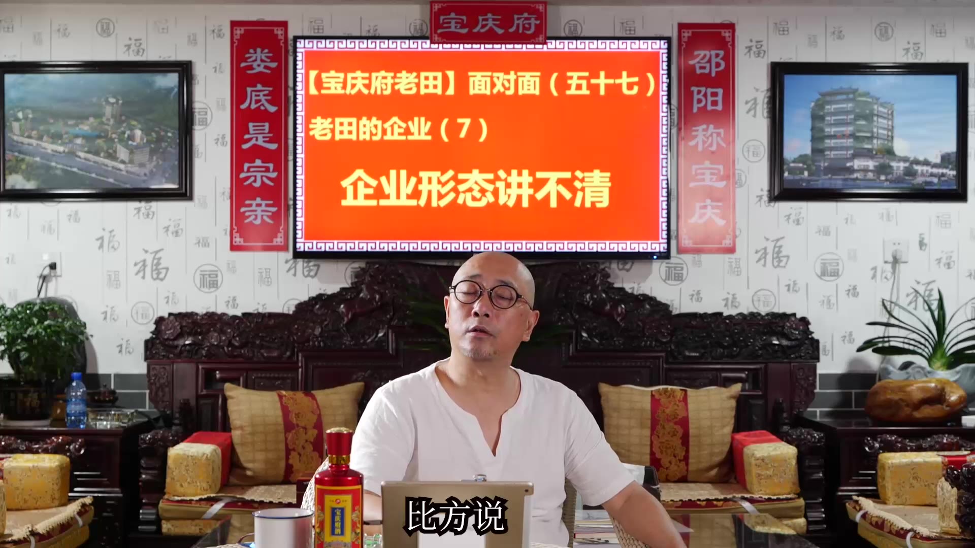 【宝庆府老田】面对面 (五十七):老田的企业(7)企业形态讲不清_哔哩