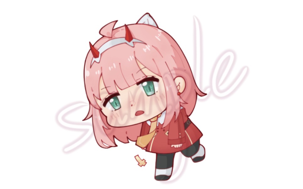 一只q版钥匙扣02的绘制!