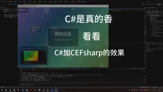 C#是真的香，看看C#加CEFsharp的效果