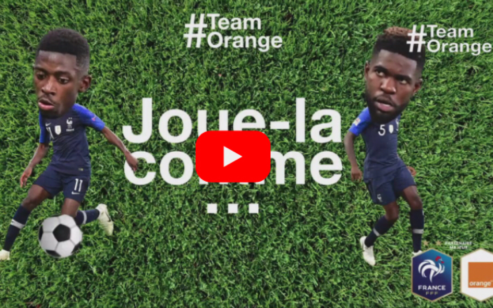 【法语】登贝莱和乌姆蒂蒂#teamorange fcaebook直播