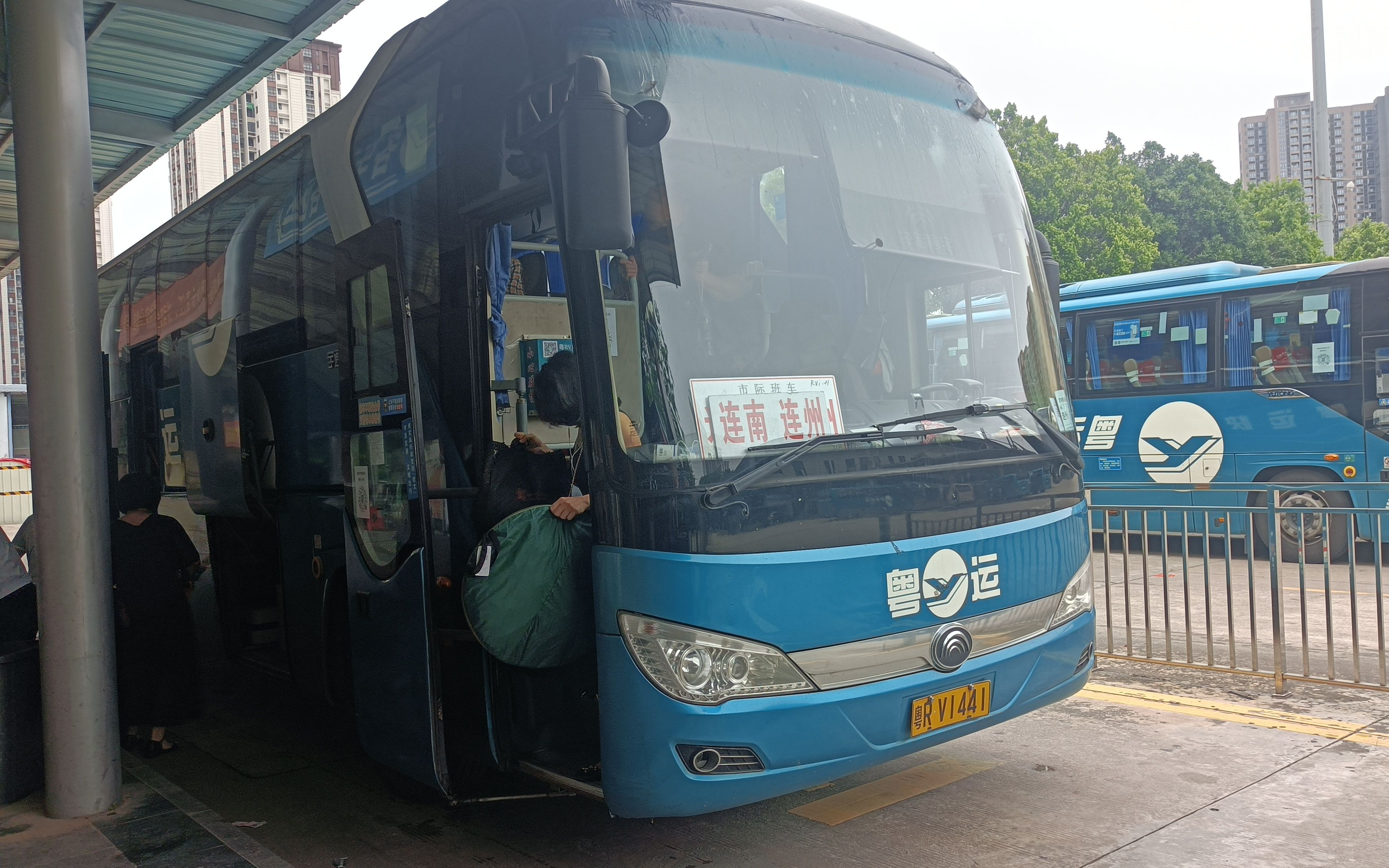 (粤运快车)广州罗冲围客运站-清远城北客运站 原声原速_哔哩哔哩_bili