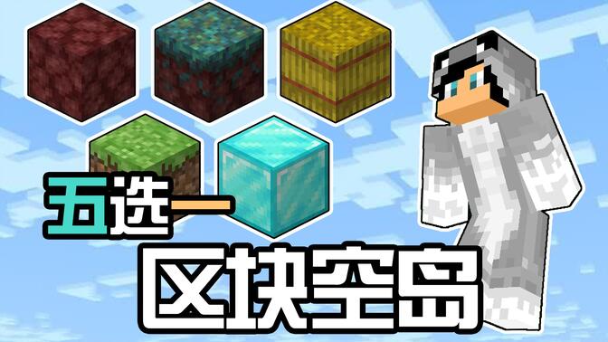 我的世界五选一空岛生存