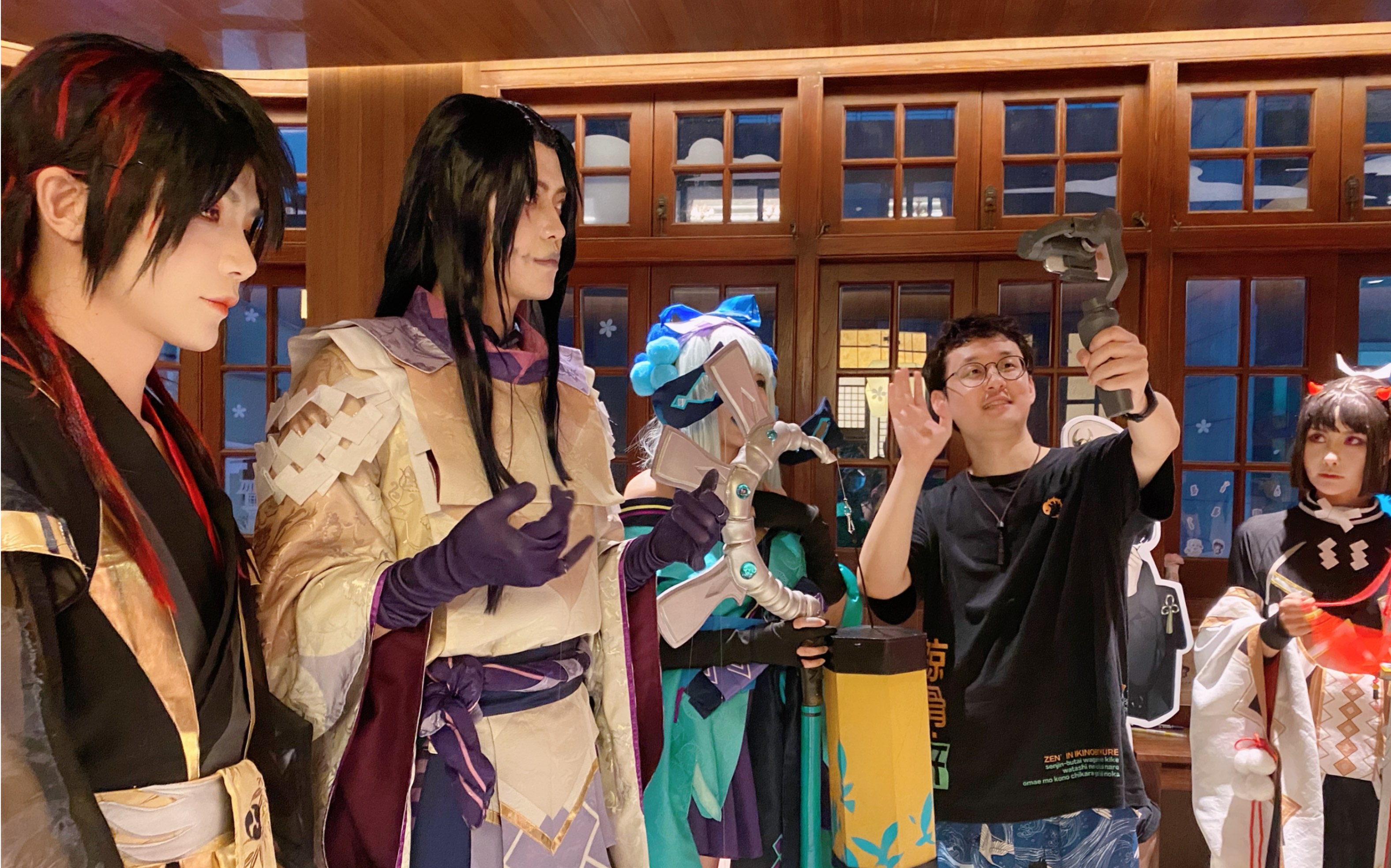 【阴阳师上海主题店】三楼预约区-五位店长的开业首日舞台秀