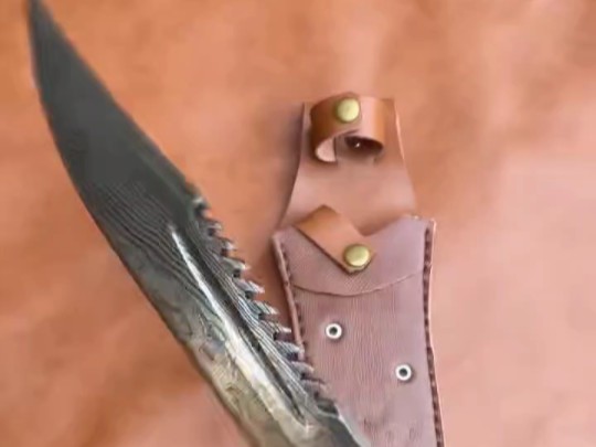 手工锻制流水纹史泰龙第一滴血兰博刀