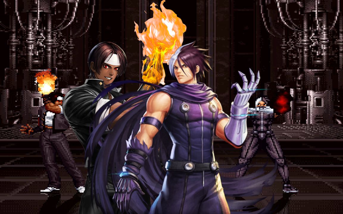 mugen - kof - kusanagi vs. nameless - 草薙 vs. 無名