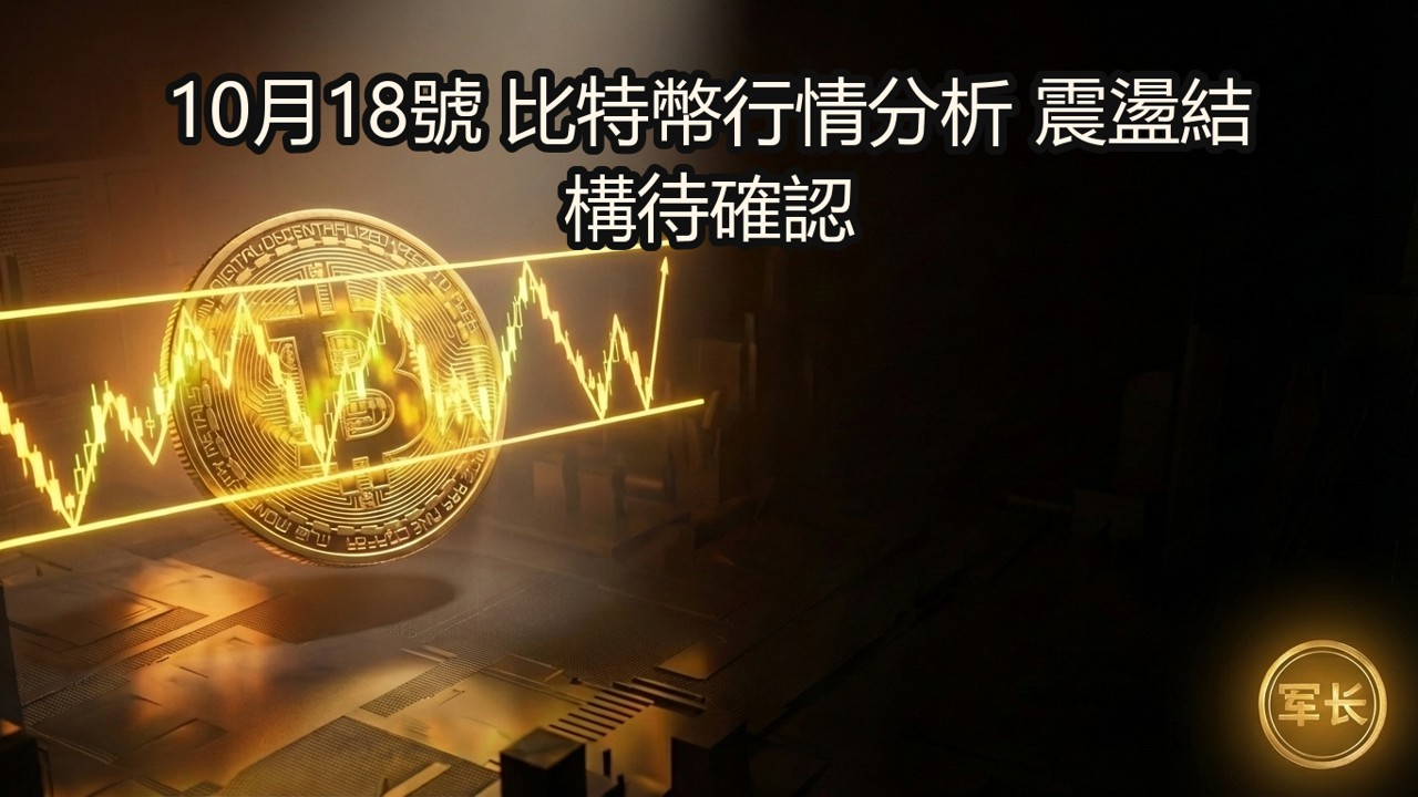 10月18号 比特币行情分析 震荡结构待确认