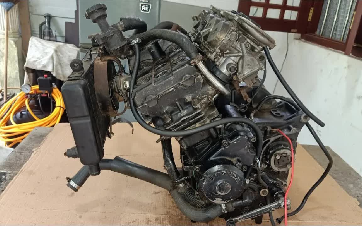 本田cbr250 mc19 四缸250发动机翻新修复重建_哔哩哔哩 (゜-゜)つロ