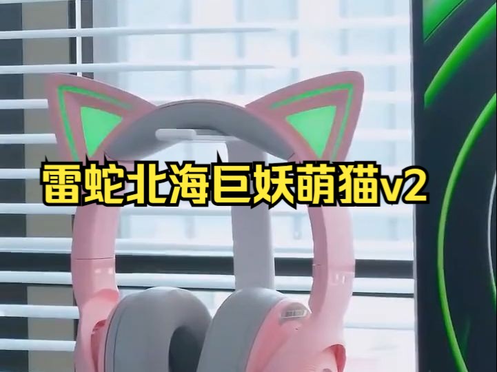 雷蛇北海巨妖萌猫v2已发布美版款!哔哩哔哩bilibili