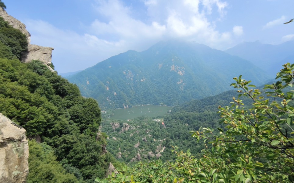 西安翠华山山顶风光