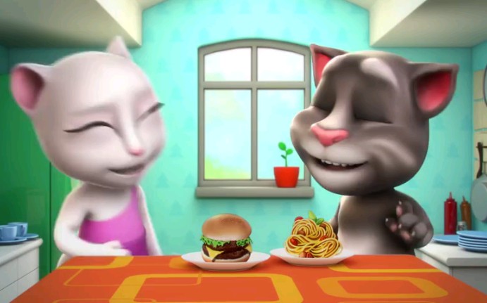 [图]萌(͡๏̯͡๏)会说话的汤姆猫 超级马拉松 短剧卡通片 ALL Talking Tom Shorts - Hyper Marathon