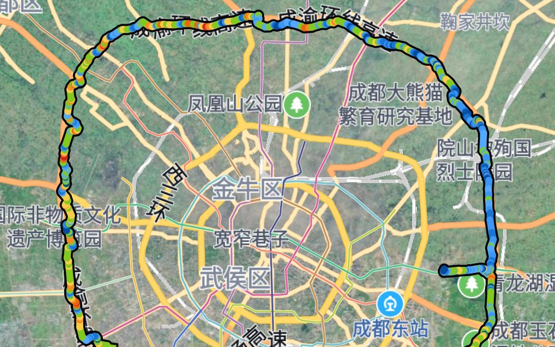 成都環城綠道院山公墓段道路指引_嗶哩嗶哩_bilibili