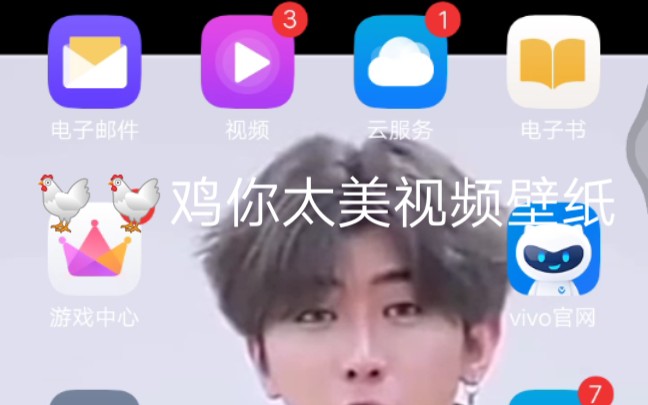 蔡徐坤鸡你太美视频壁纸哔哩哔哩bilibili