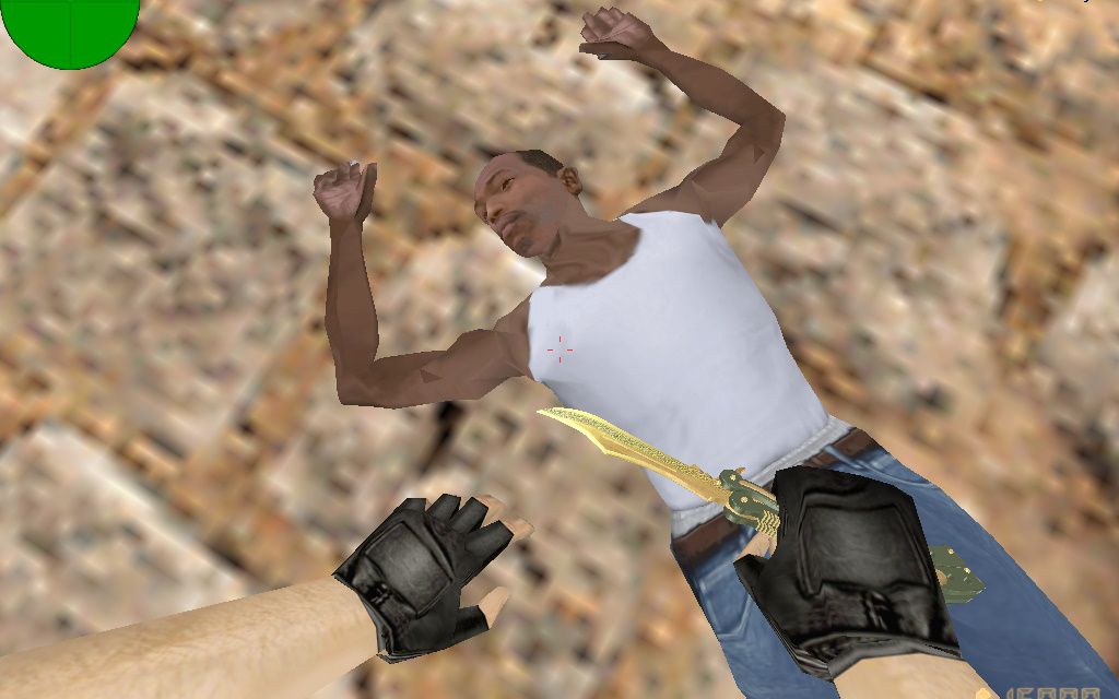 【cs1.6】刀战,但是对手是cj