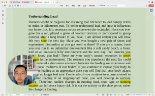 Download Video: 《running from injury》整本书阅读3-第一章understanding load/physical readiness