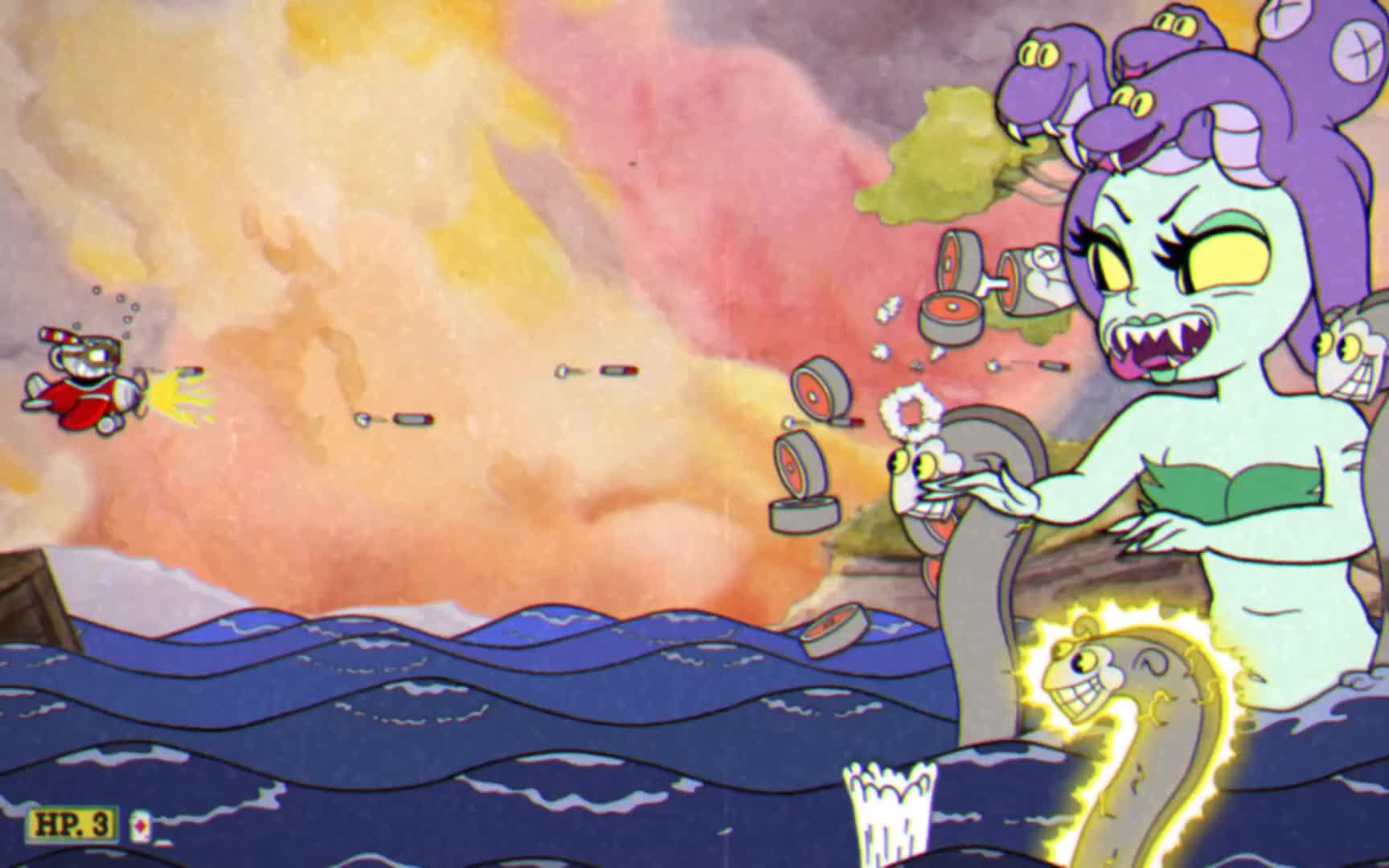 "茶杯头"03— 全boss无伤a 评价(三号世界)_哔哩哔哩 (゜-゜)つロ