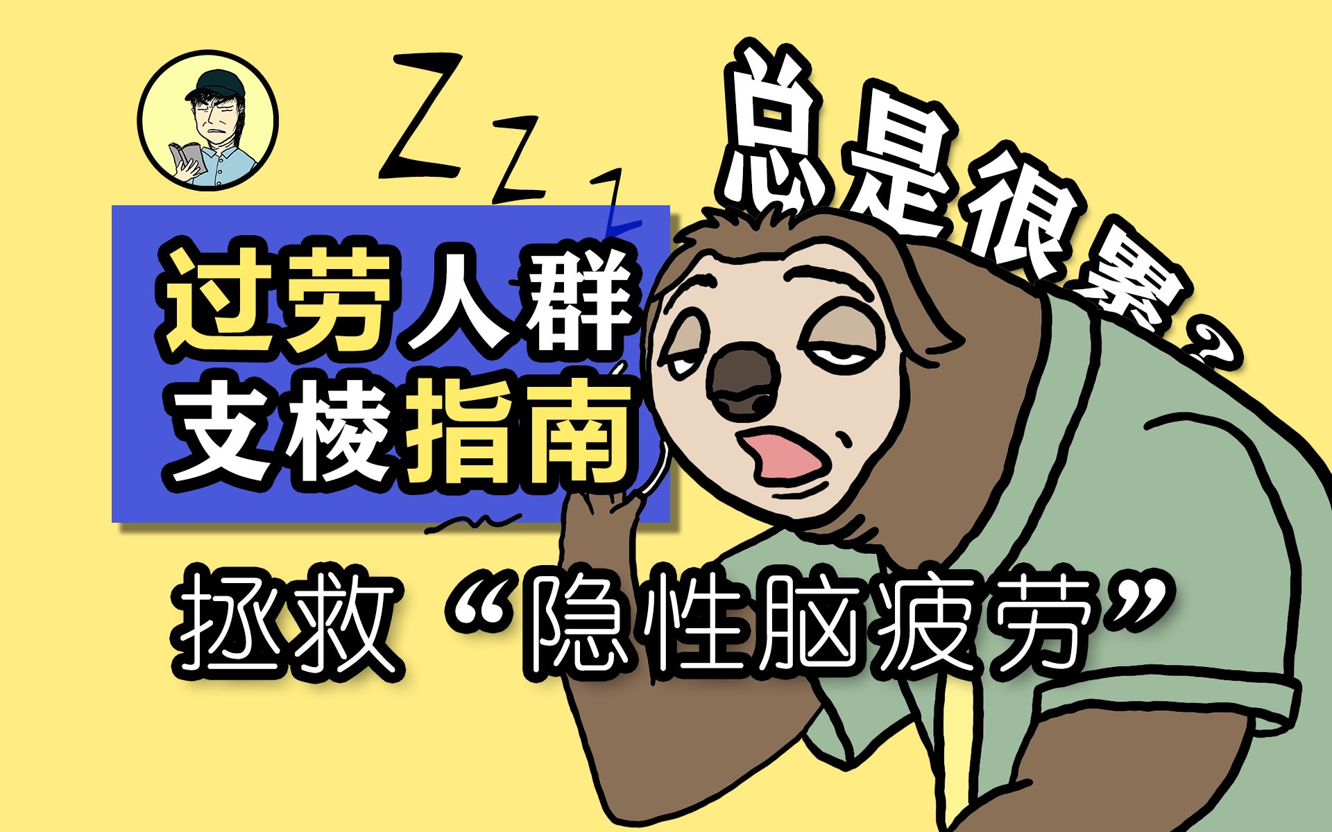 啥都不干也很累？你需要树懒都能学会的精力管理法！ - 哔哩哔哩