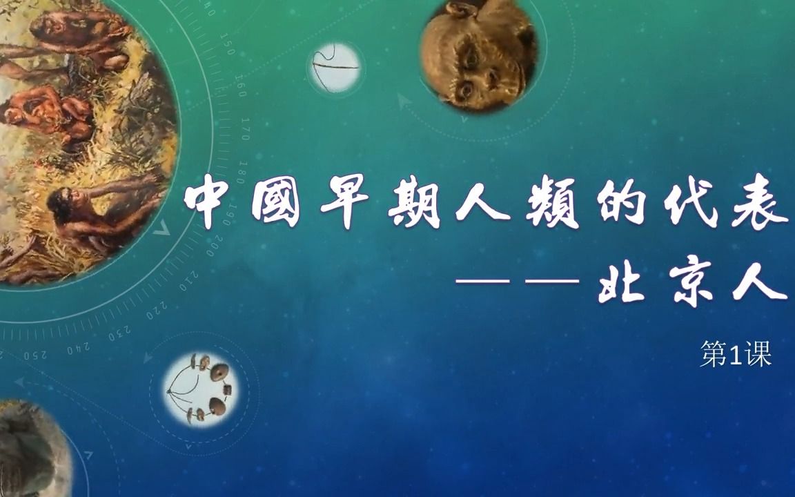 七年级历史上册第1课中国早期人类的代表——吴先生历史微课堂哔哩哔哩bilibili