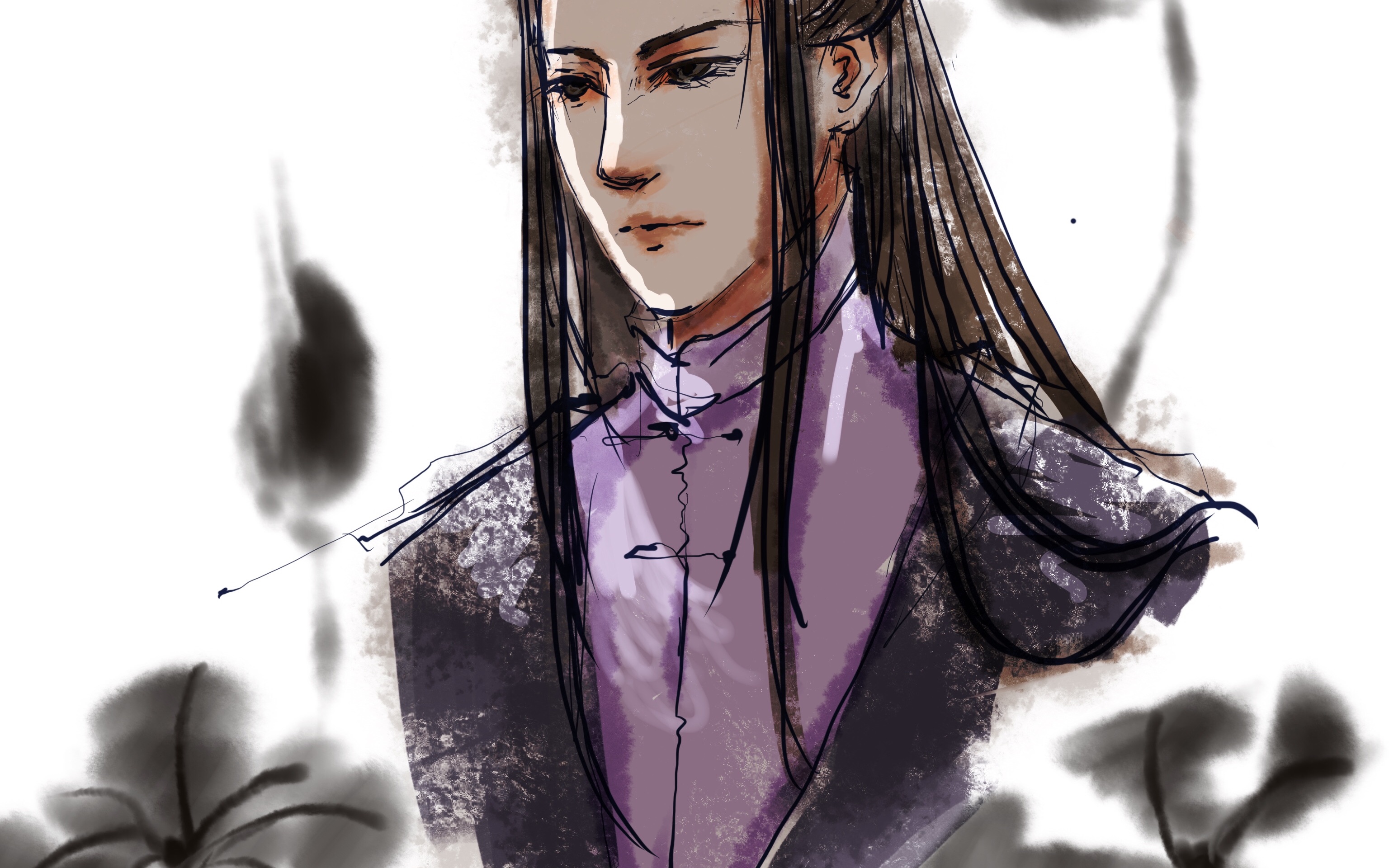 ipad绘画剑三简单花哥头像过程_哔哩哔哩 (゜-゜)つロ 干杯~-bilibili