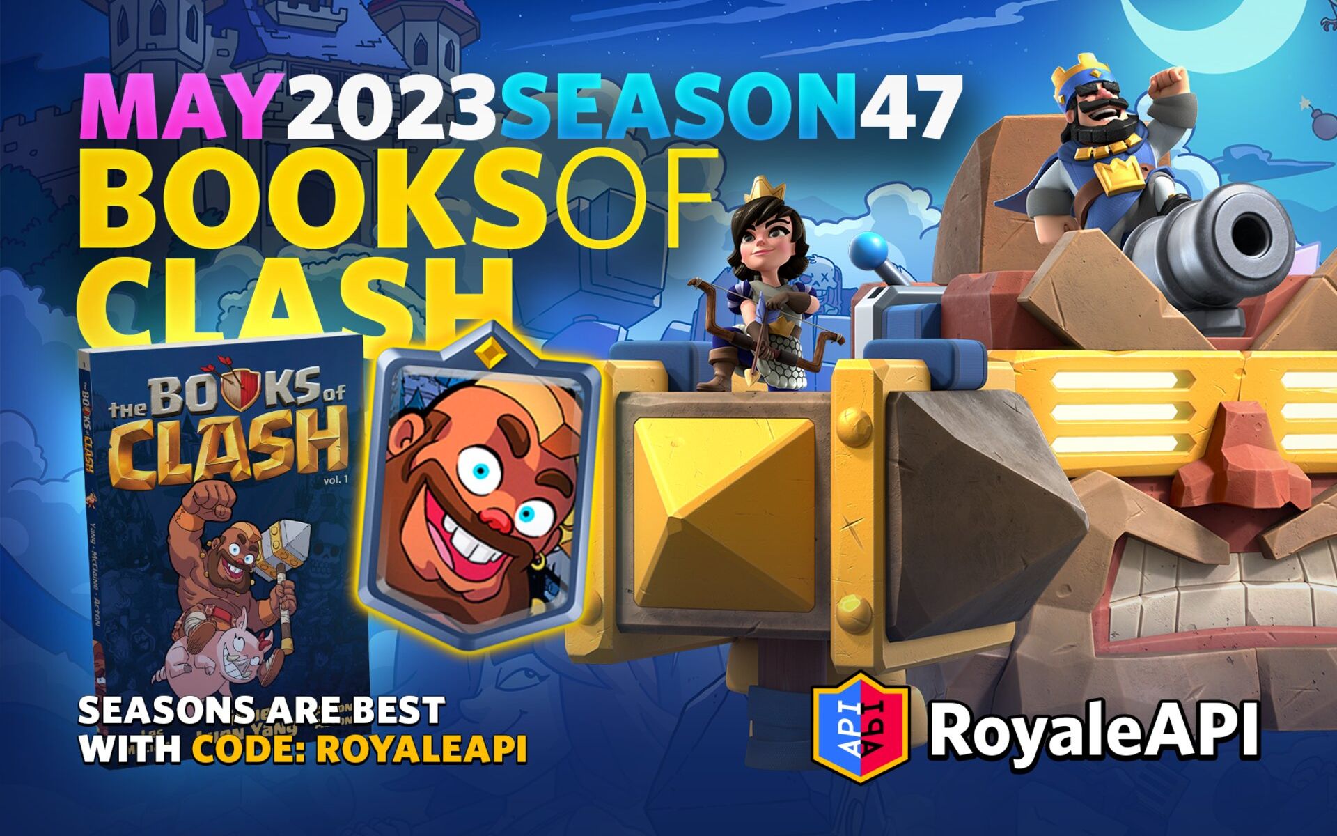 Super Champion Hog Rider + Books of Clash: 皇室战争 Clash Royale 国际版 2023年5月主题季游戏更新哔哩哔哩bilibili皇室战争