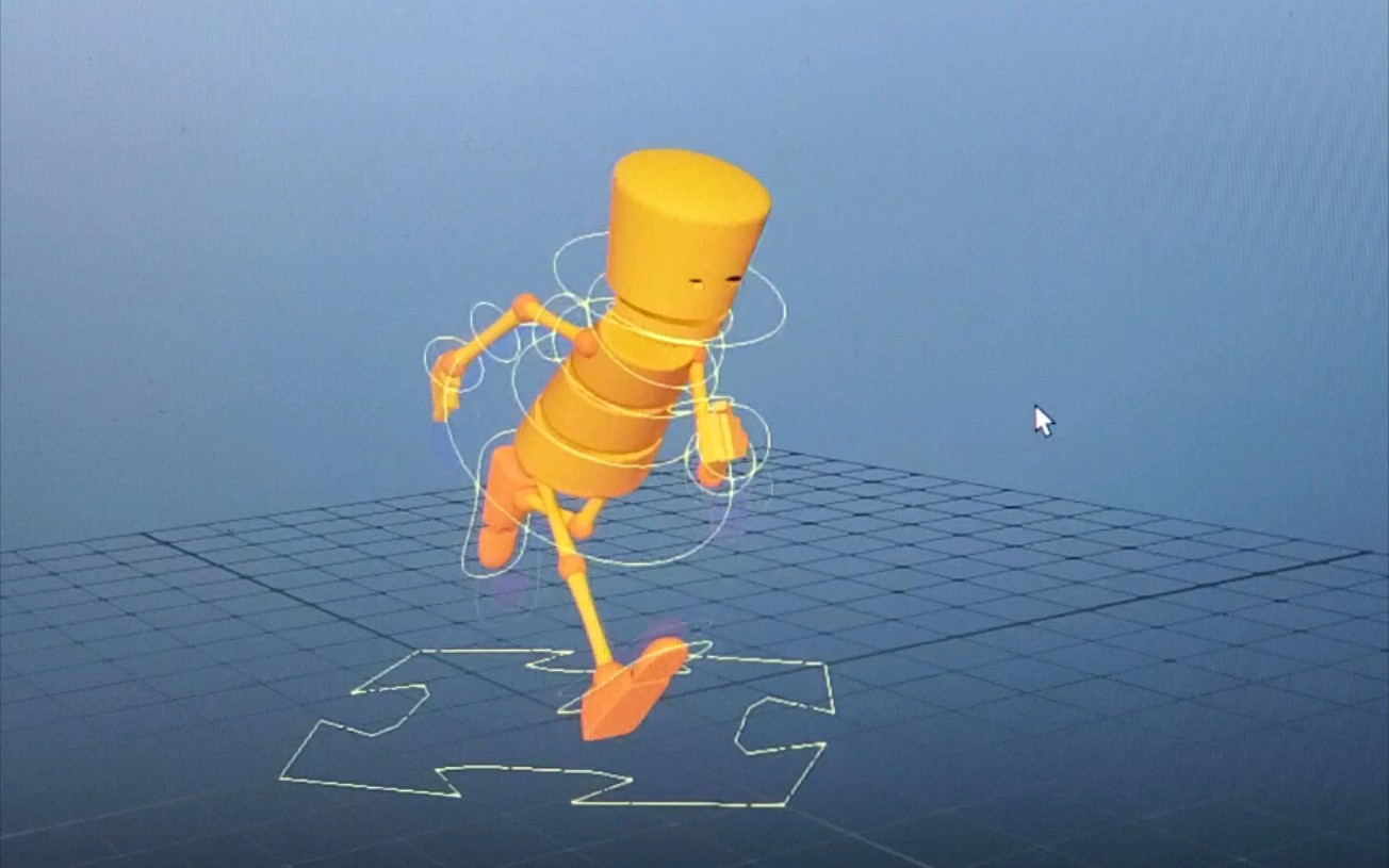 自学maya动画第二天,跑步练习