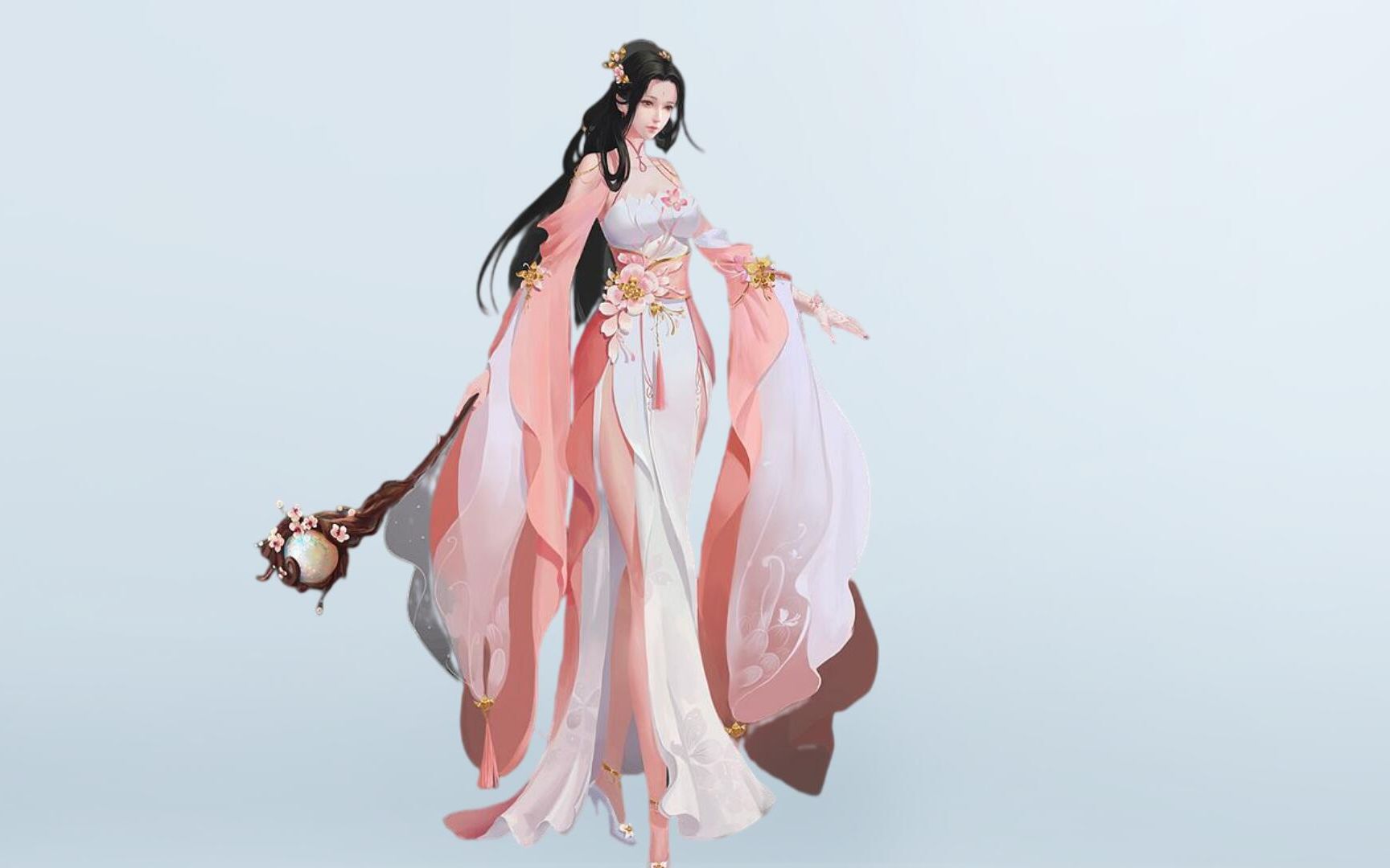 古风女角色人物建模教学,3dmax人物建模教学,基础建模教学.