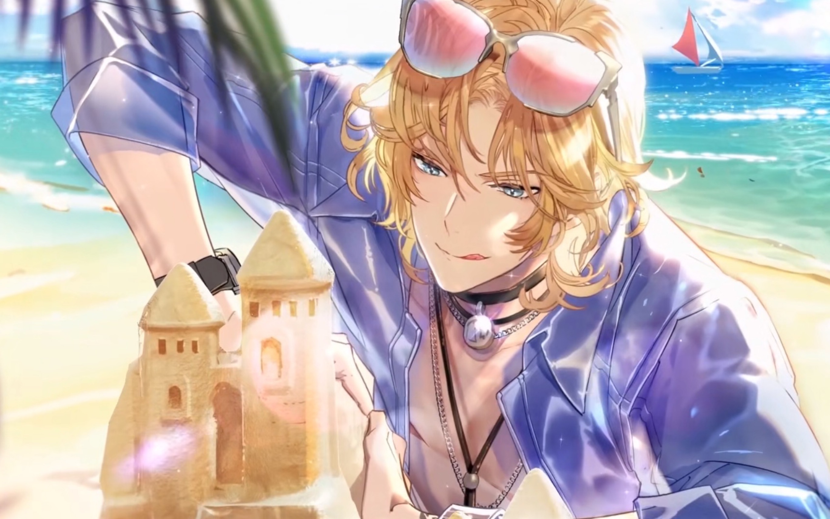 时空中的绘旅人 夏日活动 罗夏ssr完整剧情 冰椰海盐