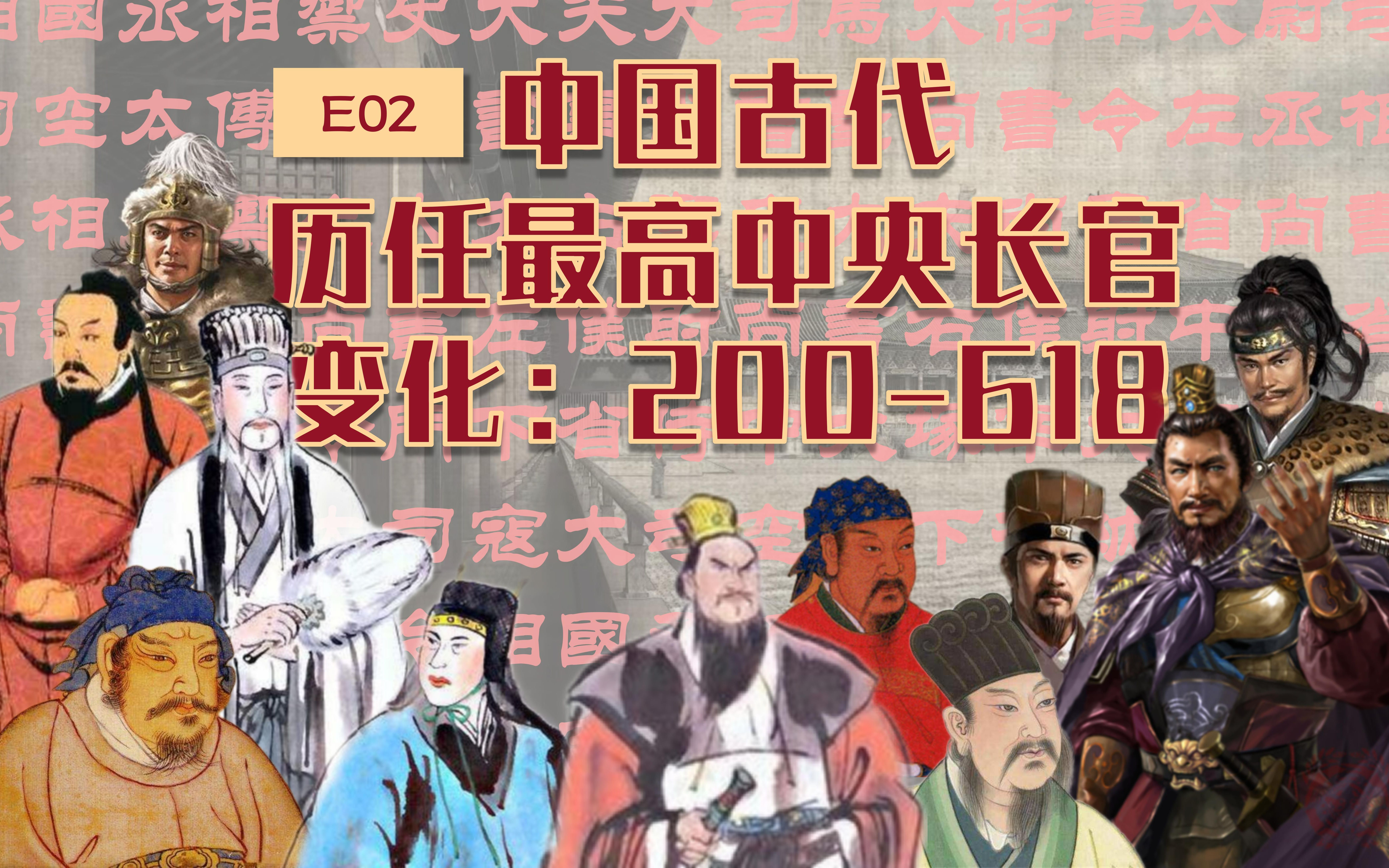 【职位沿革】乱世更续~中国历代宰相/政府首脑任职变化:200618 | 再重制 | 三国 | 两晋 | 五胡十六国 | 南北朝 | 隋朝 | 三公 | 三省哔哩哔哩bilibili