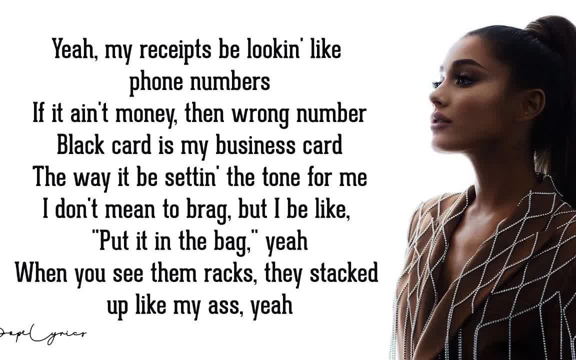 [图]7 rings - Ariana Grande (Lyrics 歌词版