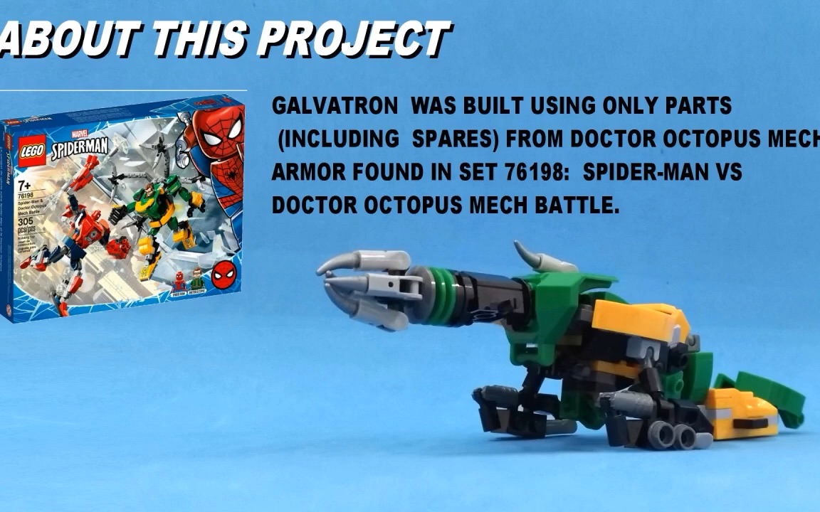 【乐高76198套内变形金刚】惊破天